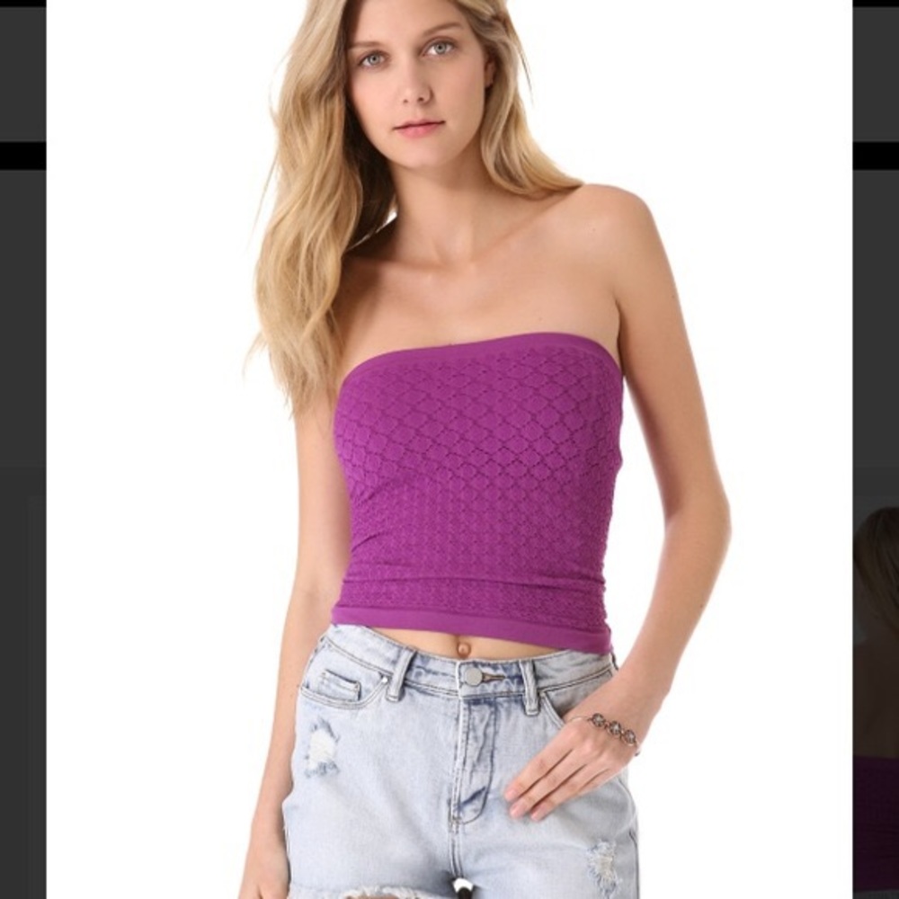 Free people honey textured tube